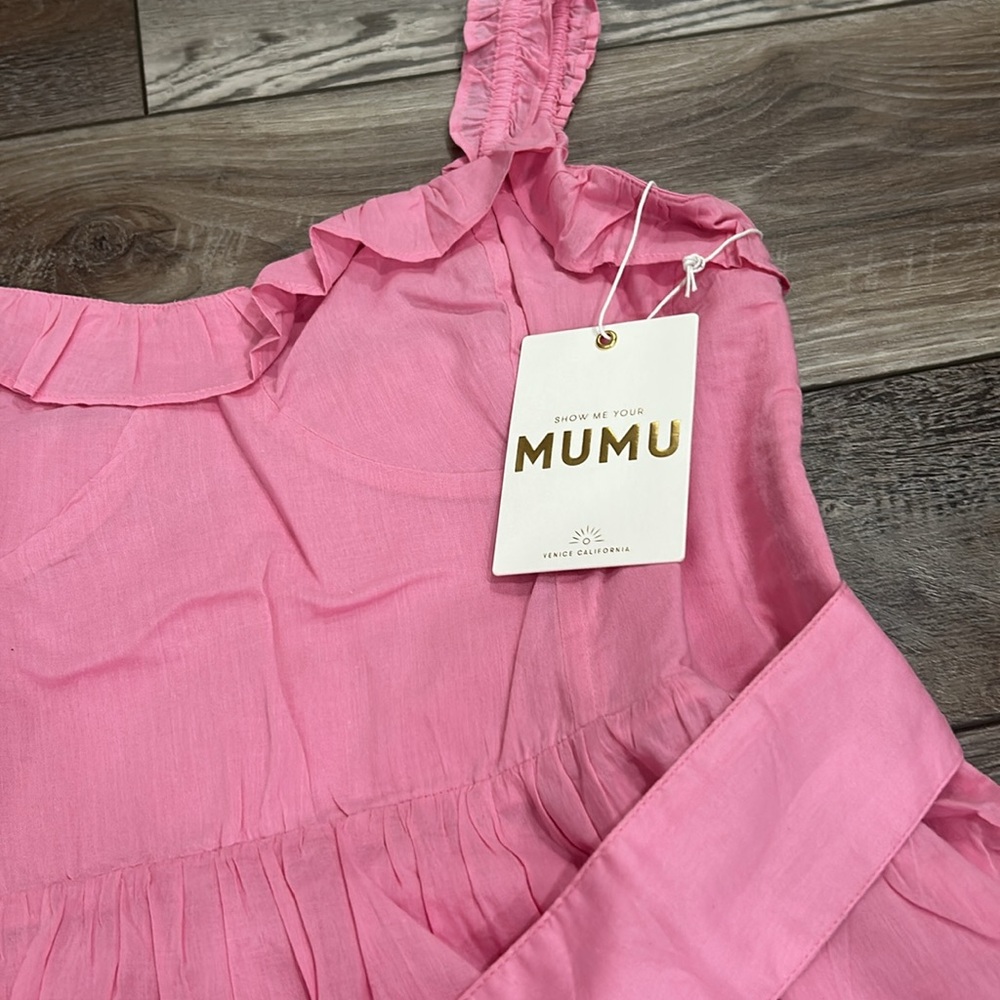 Show Me Your MuMu Pink Ruffle Mini Dress - Picture 7 of 12